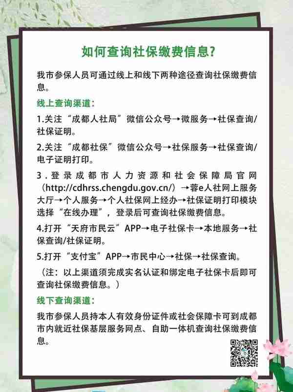 如何查询社保缴费信息？