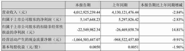 长虹美菱一季度营收净利双降 子公司北交所上市前景不明