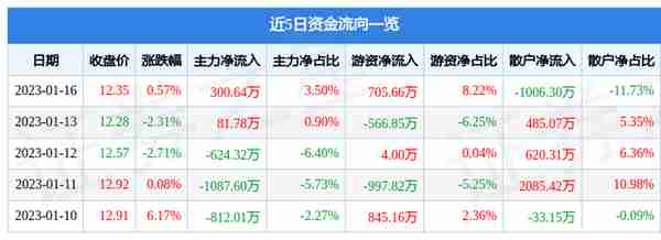 异动快报：共达电声（002655）1月17日11点7分触及涨停板