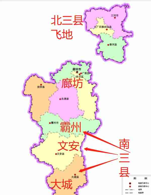 廊坊南3县霸州、文安、大城35镇人口、土地、工业…基本统计