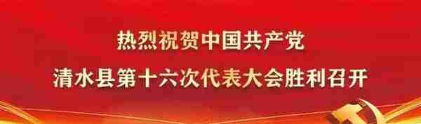 【新征程 新蓝图 新愿景】未来五年 清水聚力打造“六大特色产业板块”