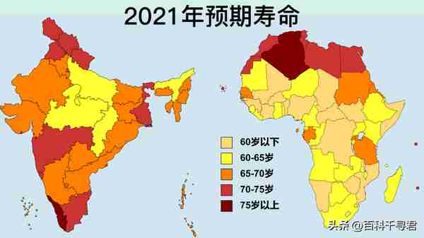 8张地图对比印度各邦和非洲各国，谁更胜一筹？