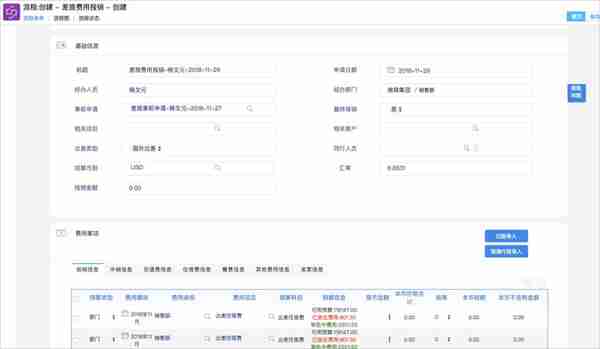 泛微全程电子化费控管理平台，实现发票自动收集、自动报销