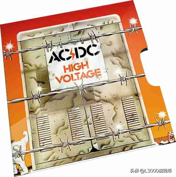 澳大利亚10月发行计划——AC/DC普通金属彩色七枚套币