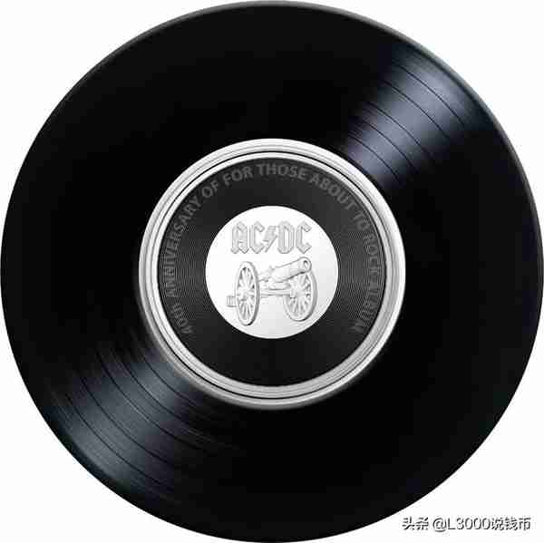 澳大利亚10月发行计划——AC/DC普通金属彩色七枚套币