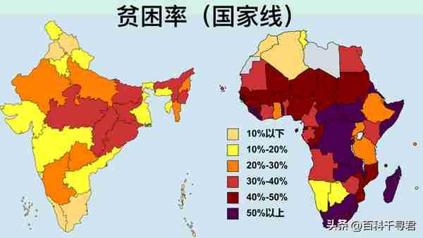 8张地图对比印度各邦和非洲各国，谁更胜一筹？