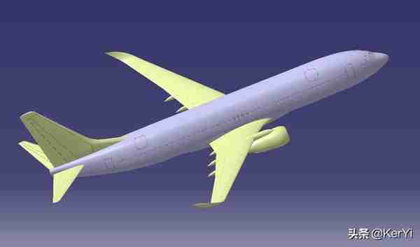波音737客机设计图纸igs格式文件